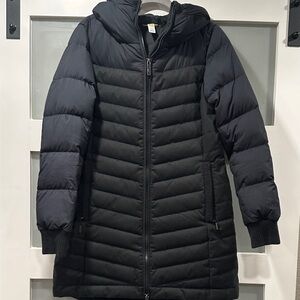 Lole Faith Women's Black Goose Down Hooded Puffer Jacket